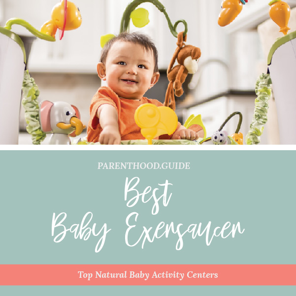 best baby exersaucer: best baby activity center infographic