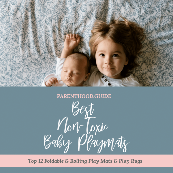 Best Baby Play Mats: Non-toxic play mats- title infographic