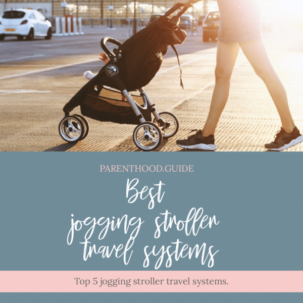 Beste Jogging-Kinderwagen-Reisesysteme - Titel Infografik