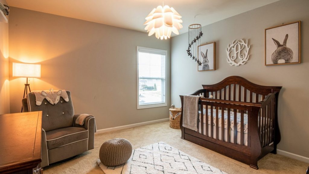 non-toxic organic baby crib attached to bed