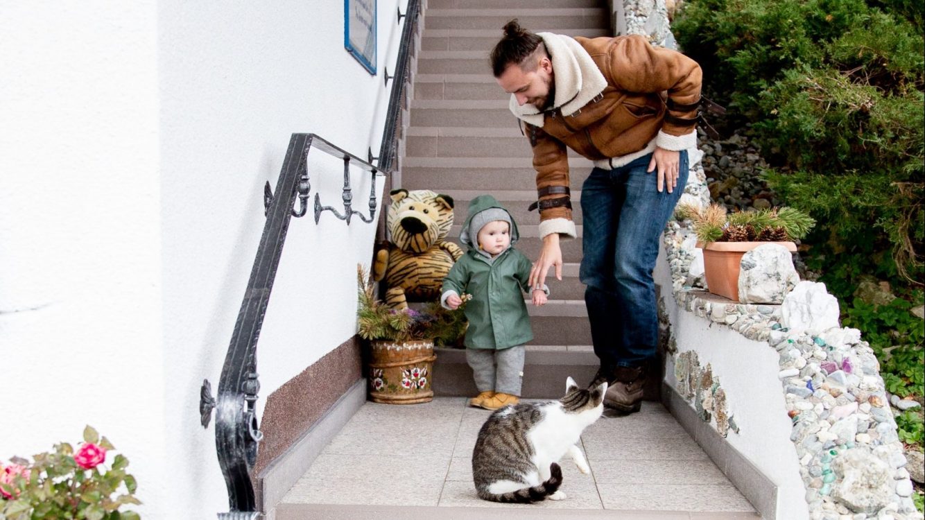 La mejor puerta para bebés en lo alto de las escaleras