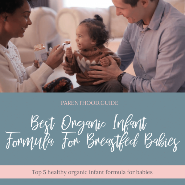 Best organic baby formula for breast fed babies infographic